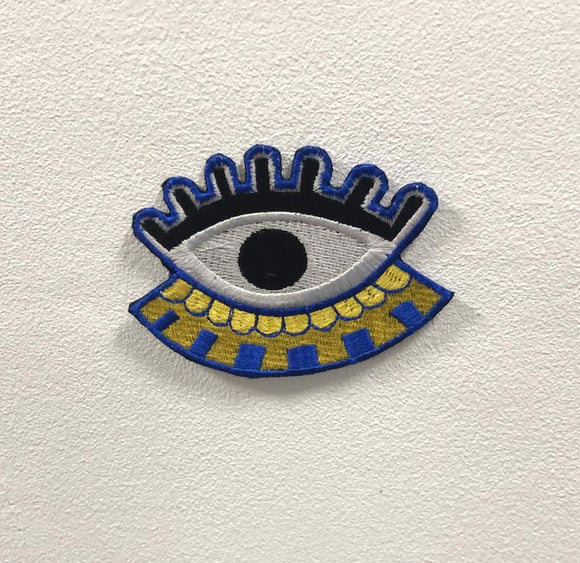 Beautiful Ancient Eye Badge Clothes Iron on Sew on Embroidered Patch appliqué
