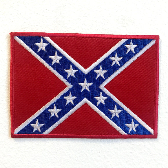 Southern Flag Dukes of Hazzard Iron on Sew on Embroidered Patch - Fun Patches