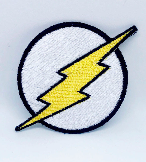 Comic Character Marvel Avengers and DC Comics Iron or Sew on Embroidered Patches - The Flash Logo-2 - Fun Patches