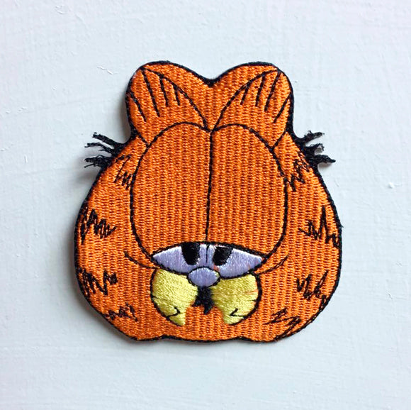 Garfield animated cartoon Art Badge Iron or sew on Embroidered Patch - Fun Patches