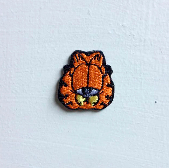 Garfield animated cartoon small Art Badge Iron or sew on Embroidered Patch - Fun Patches