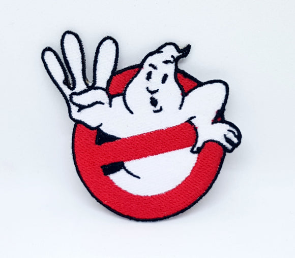 GHOSTBUSTERS LOGO Fancy Dress Iron Sew On Embroidered Patch - Fun Patches