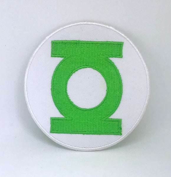 Green Lantern DC Comics Chest Iron on Sew on Embroidered Patch - Fun Patches