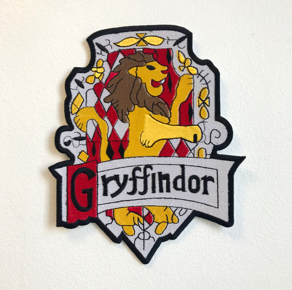 Gryffindor Harry Porter Badge Large Sew On Embroidered Patch - Fun Patches