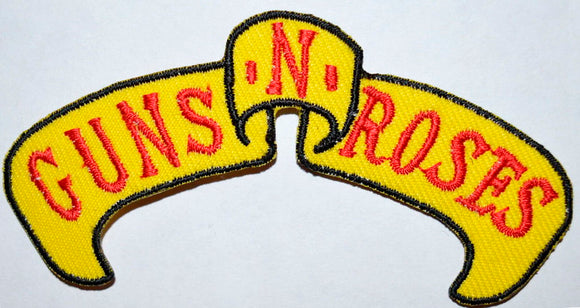 Guns and Roses Music band Iron on Sew on Embroidered Patch - Fun Patches