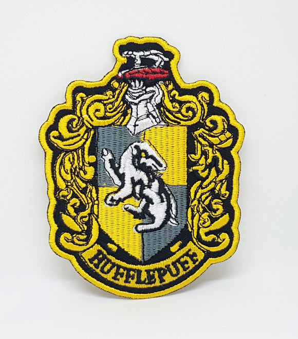 Harry Potter Hufflepuff Iron Sew on Embroidered Patch - Fun Patches