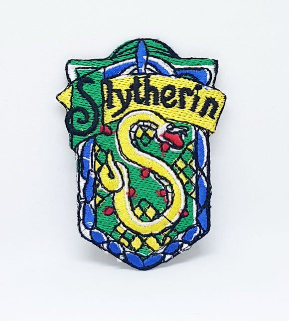 Harry Potter Slytherin Iron Sew on Embroidered Patch - Fun Patches