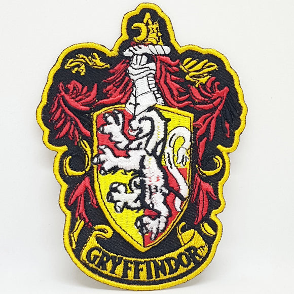 Harry Potter GRYFFINDOR Crest Iron Sew on Embroidered Patch - Fun Patches