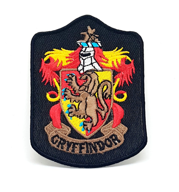 Harry Potter GRYFFINDOR Long Iron Sew on Embroidered Patch - Fun Patches