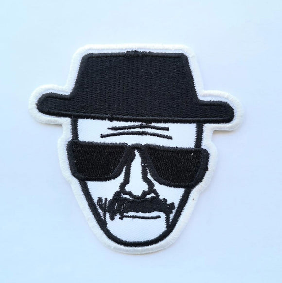 Heisenberg breaking bad face clothing jacket shirt badge Iron on Sew on Embroidered Patch