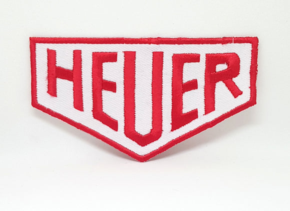 HEUER MOTORSPORTS RACING Iron Sew on EMBROIDERED Patch - Fun Patches