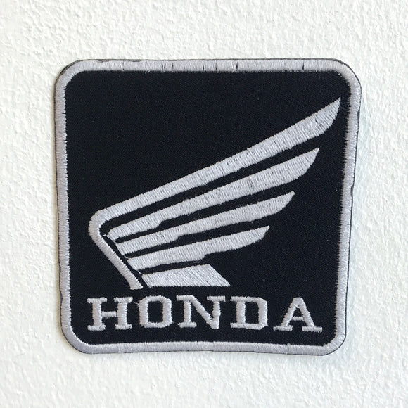 Honda Motorsports Racing Biker Iron Sew on Embroidered Patch - Fun Patches