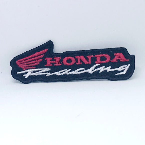 Honda Racing Logo Iron/Sew on Embroidered Patch Badge - Fun Patches