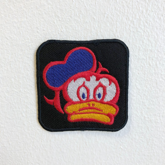 Donald Duck Cartoon Iron Sew on Embroidered Patch - Fun Patches