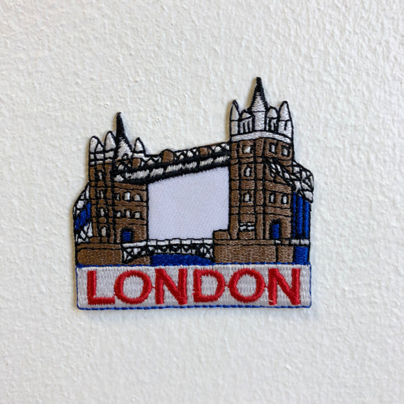 Famous London Tower Bridge Iron Sew on Embroidered Patch - Fun Patches