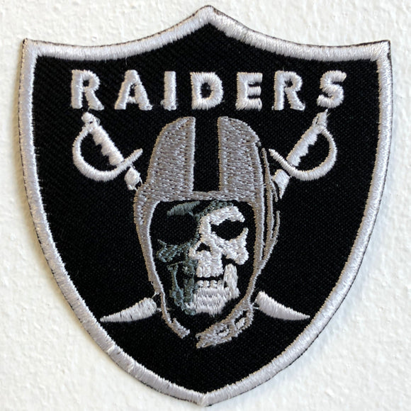 Raiders Skull Army Iron Sew on Embroidered Patch - Fun Patches