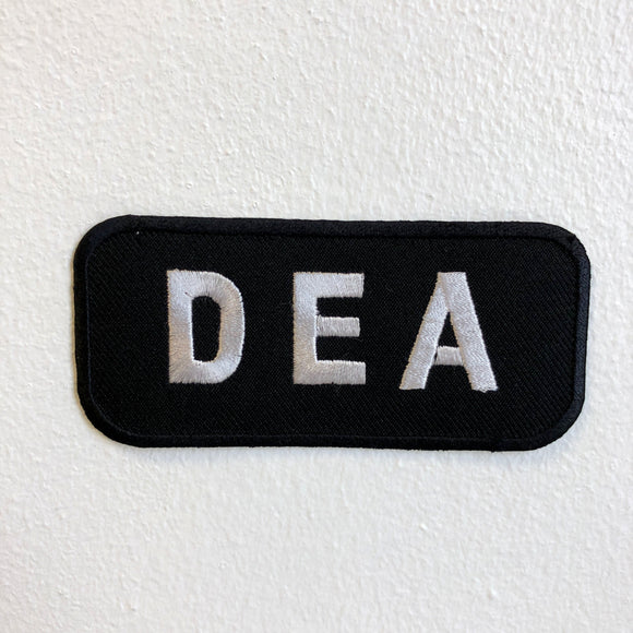 DEA Badge Logo Movies Iron Sew on Embroidered Patch - Fun Patches