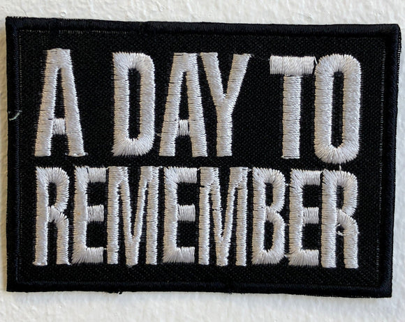 A Day to Remember Rock Band Iron Sew on Embroidered Patch - Fun Patches