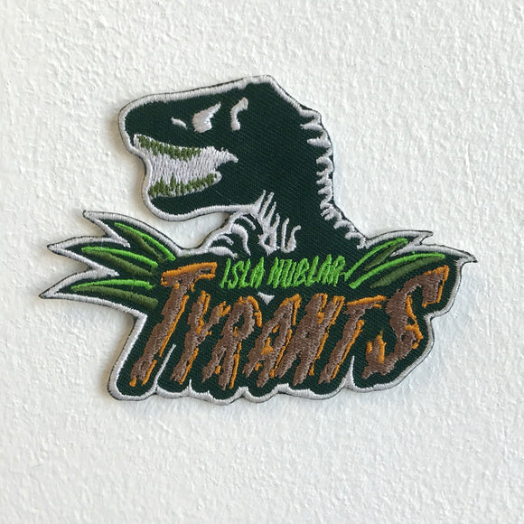 Isla Nublar Tyrants dinosaurs Iron Sew On Embroidered Patch - Fun Patches