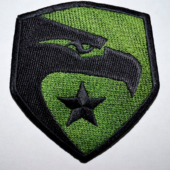 G I Joe Movie Eagle Logo Iron on Sew on Embroidered Patch Badge - Fun Patches