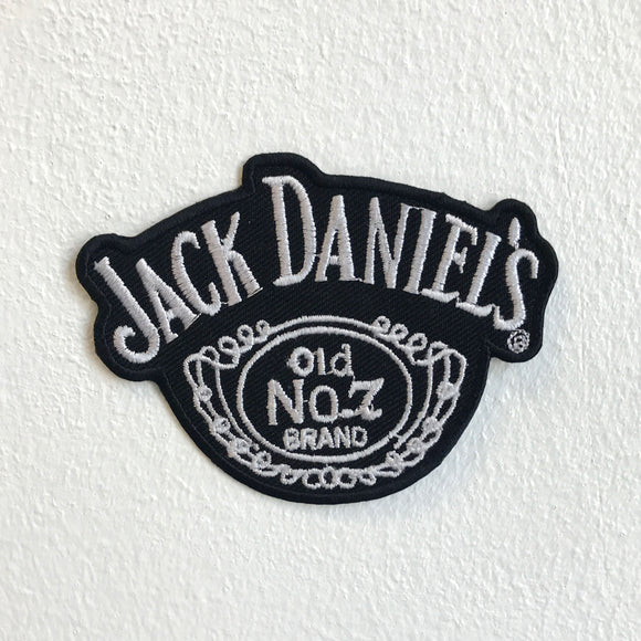 Jack Daniels Old No 1 biker badge Iron Sew on Embroidered Patch - Fun Patches