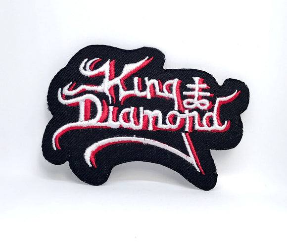 KING DIAMOND Heavy Thrash Iron On Sew On Embroidered Patch - Fun Patches