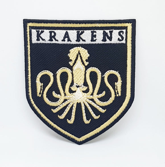 Krakens legendary sea monster Iron/Sew on Embroidered Patch - Fun Patches