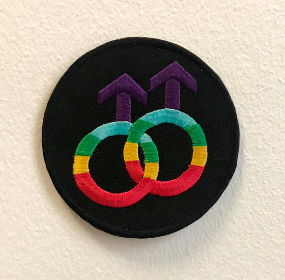 LGBT Rights Art Badge Clothes Iron on Sew on Embroidered Patch - Fun Patches