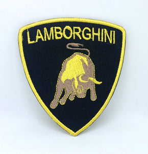 Lamborghini Automobile racing sportscar Iron on Sew on Embroidered Patch - Fun Patches