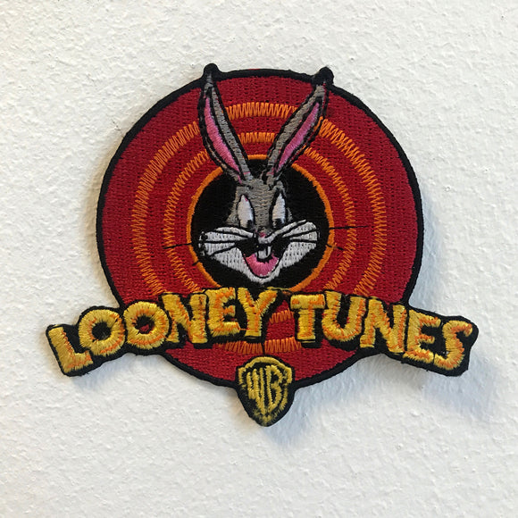 Looney Tunes Cartoons Logo Iron on Sew on Embroidered Patch - Fun Patches