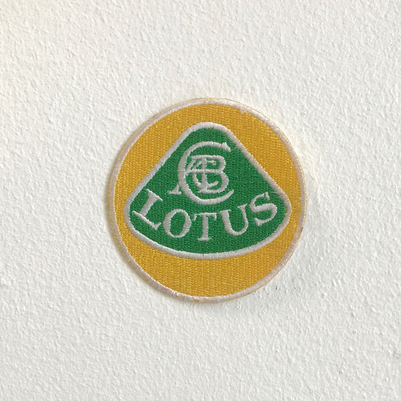 Lotus Car Automobile sportscar motorsports badge Iron Sew On Embroidered Patch - Fun Patches