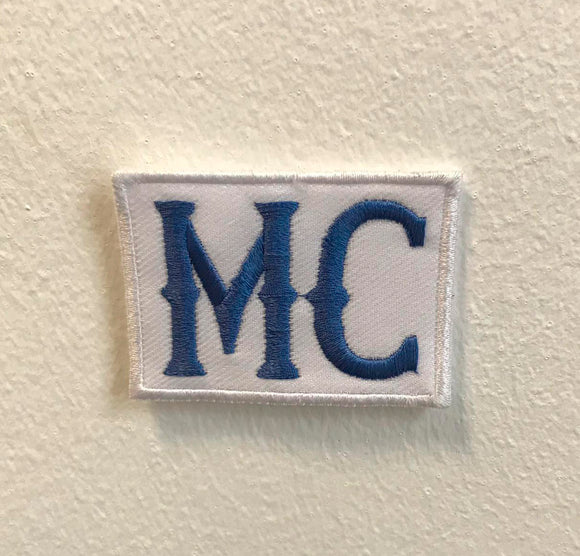 MC Biker Rider Art Badge Clothes Iron on Sew on Embroidered Patch - Fun Patches