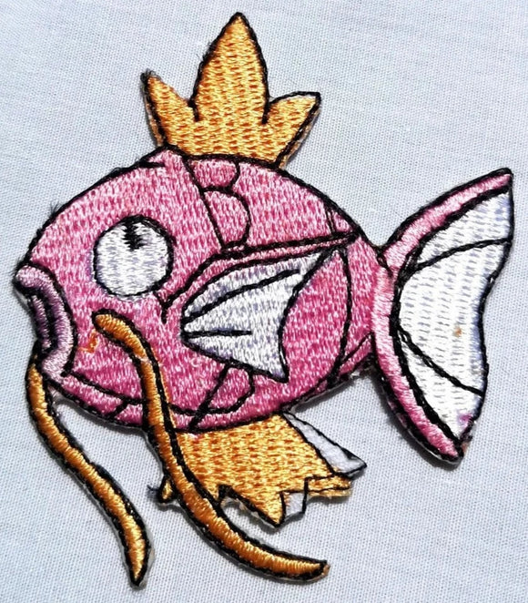 Magikarp pokemon character badge clothing jacket shirt Iron on Sew on Embroidered Patch
