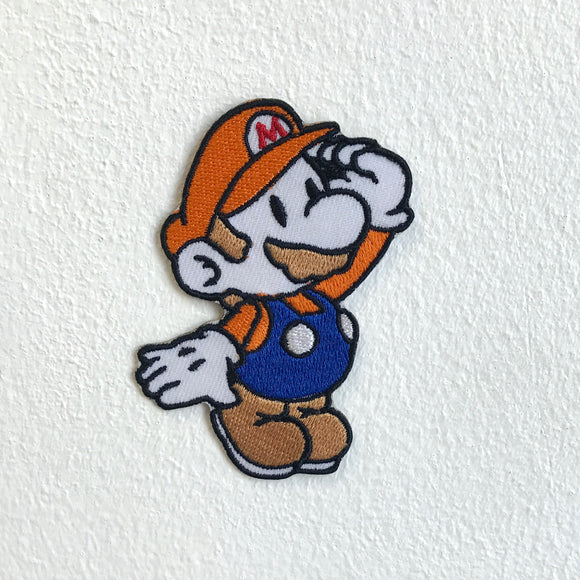 Cute Super Mario Cartoon Game Iron Sew on Embroidered Patch - Fun Patches