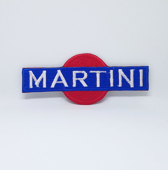 MARTINI Racing Sponsorship Iron/Sew on Embroidered Patch - Fun Patches