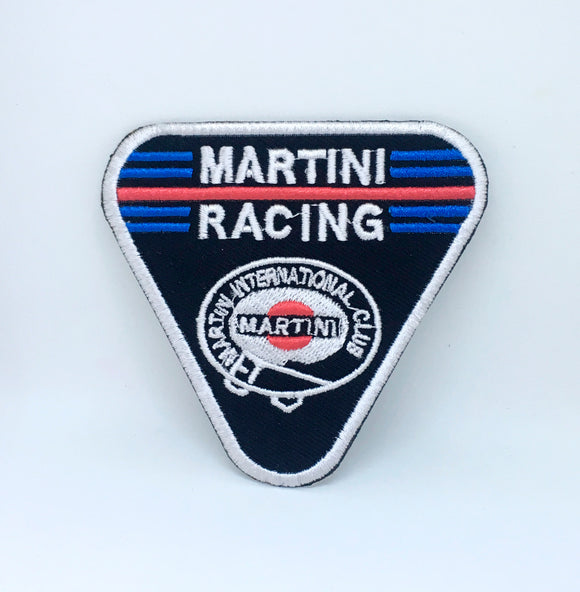 Martini Racing Club Biker Jacket Iron on Sew on Embroidered Patch - Fun Patches