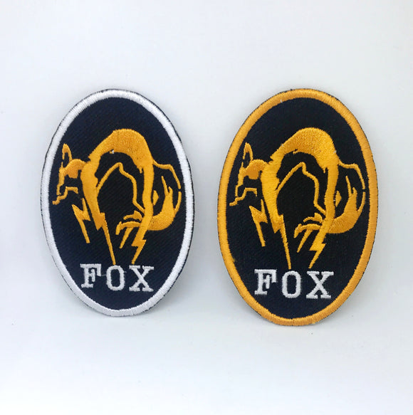 Metal Gear Solid Kojima Foxhound Fox Hound Iron on Sew on Embroidered Patch - Fun Patches