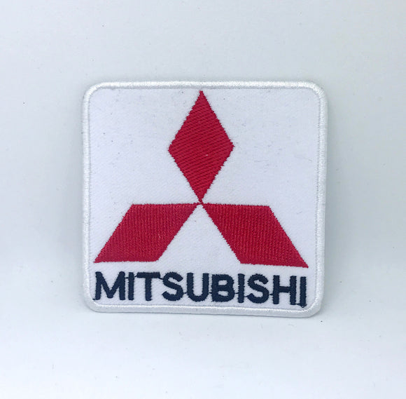 Mitsubishi Racing Biker Jacket Iron on Sew on Embroidered Patch - Fun Patches