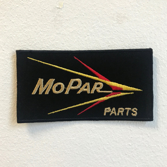 Mopar Performance Part car Racing Iron on Sew on Embroidered Patch - Fun Patches