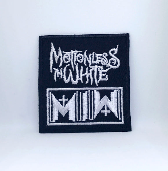 MOTIONLESS IN WHITE MIW Iron Sew on Embroidered Patch - Fun Patches