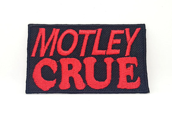 MOTLEY CRUE HEAVY METAL PUNK SEW / IRON ON EMBROIDERED PATCH - Fun Patches