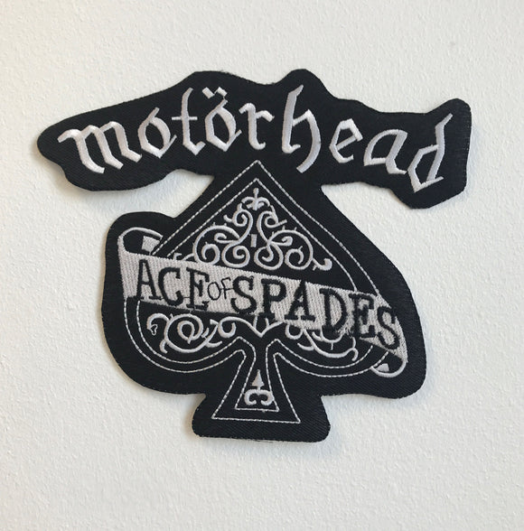 MOTORHEAD ACE OF SPADES Large Biker Jacket Back Sew On Embroidered Patch - Fun Patches