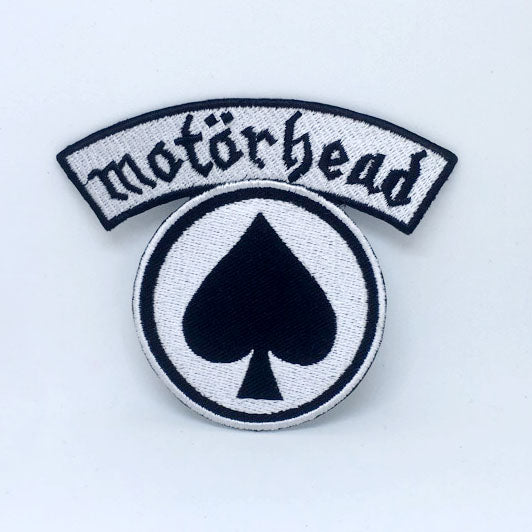 MotorHead Ace of Spades round Iron Sew on Embroidered Patch - Fun Patches