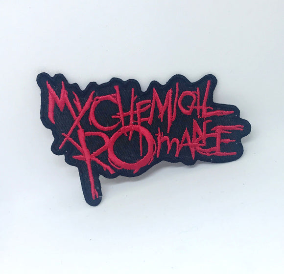 My Chemical Romance Gerard Way Punk Rock Music Iron on Sew on Embroidered Patch - Red - Fun Patches