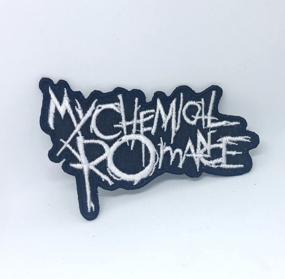 My Chemical Romance Gerard Way Punk Rock Music Iron on Sew on Embroidered Patch - White - Fun Patches