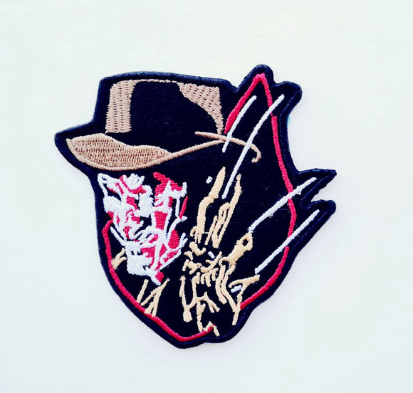 Nightmare on elm street clothing jacket badge Iron on Sew on Embroidered Patch biker rider