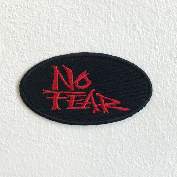 No Fear logo badge Iron Sew on Embroidered Patch - Fun Patches