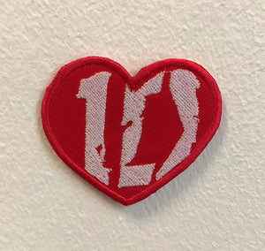 One Direction 1D Art Badge Iron on Sew on Embroidered Patch - Fun Patches