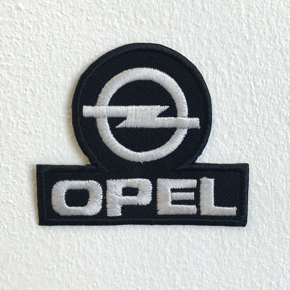 Opel Automobiles motorsports black logo Iron Sew on Embroidered Patch - Fun Patches