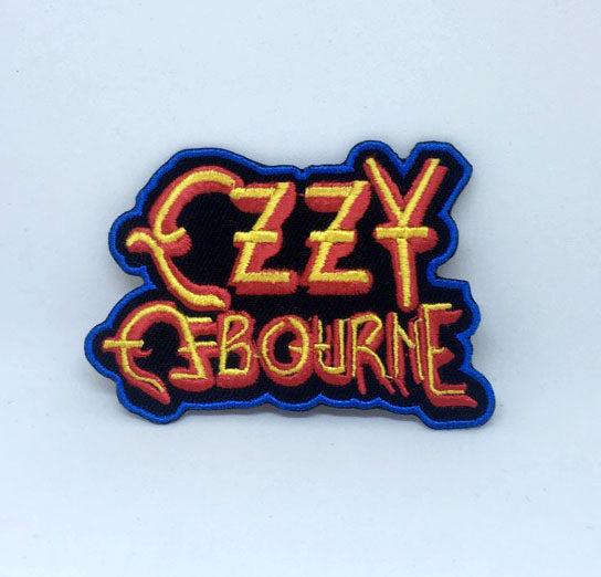 Ozzy Osbourne Black Sabbath logo Iron on Sew on Embroidered Patch - Fun Patches